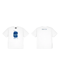 AIMLESS — Drop 2 Can Tee White