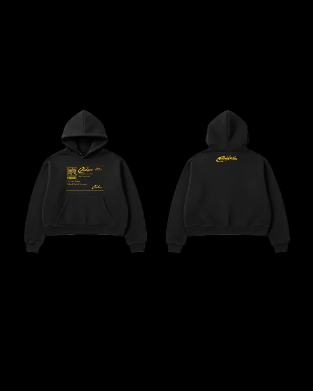 AIMLESS — Drop 3 ID Hoodie Yellow